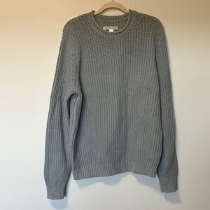 Outerknown Wool Organic Cotton Blend Men's Gray Sweater